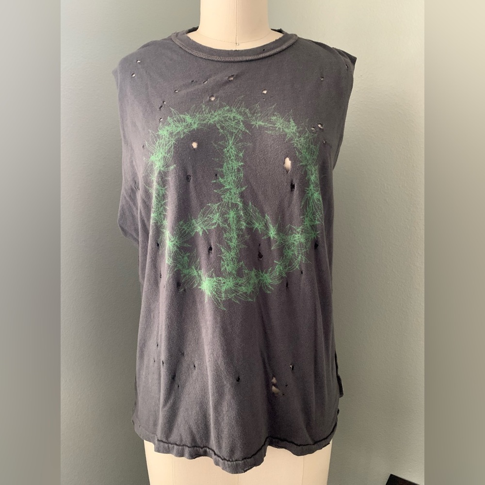 UNIF - Weed Peace Sign Tank - Small